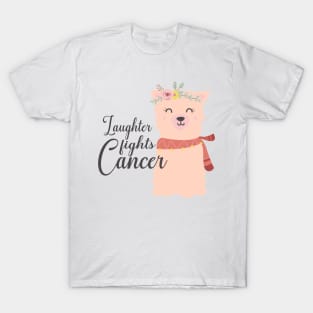 'Laughter Fights' Cancer Awareness Shirt T-Shirt